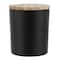 6 Packs: 2 ct. (12 total) 8oz. Frosted Black Candle Jars by Make Market®